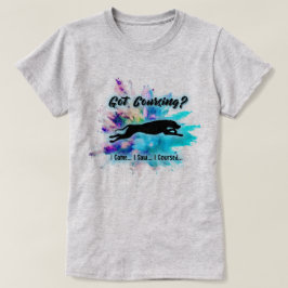 Camiseta Tem Caça? Ridgeback Aquarela Splash Tee