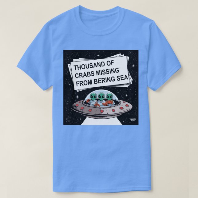 Camiseta Tem caranguejos (Frente do Design)