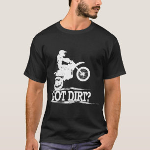 Camiseta Tem Dirt Motocross fora da moto de saia