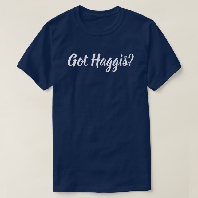 Camiseta Tem Haggis? (Frente do Design)