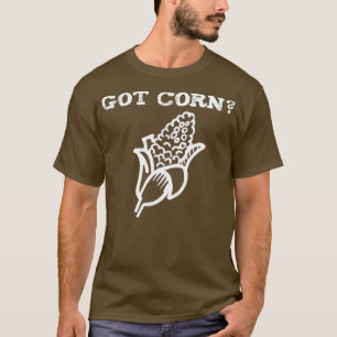 Camiseta Tem Milho Vegetal Orgânico Engraçado T