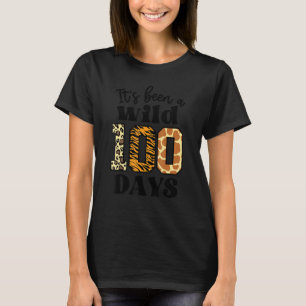Camiseta Tem Sido Uma Selvagem De 100 Dias De Escola 100 Di