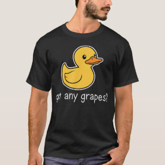 Camiseta Tem Uvas Pato Fofo Fazenda Animal Divertido