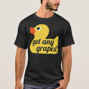 Camiseta Tem Uvas Pato, Limonada, Gift Tee labrado