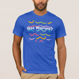 Camiseta Tem Vermes?