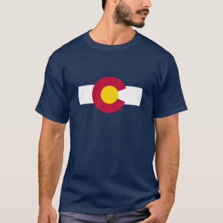 Camiseta Tema 00 da bandeira de Colorado