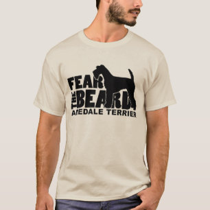Camiseta Tema a barba - Airedale Terrier