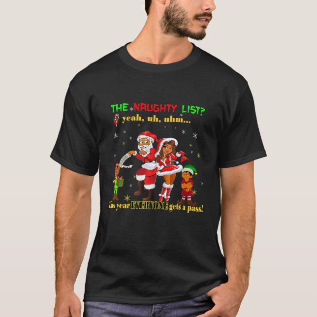 Camiseta Tema Adulto Engraçado Natal Malvado Papai Noel Li (Frente)