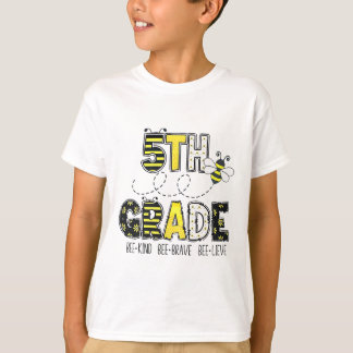 Camiseta Tema da Abelha da 5ª Série Volta às Aulas para Cri