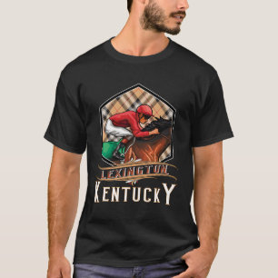 Camiseta Tema da Corrida de Cavalos de raça pura Lexington 