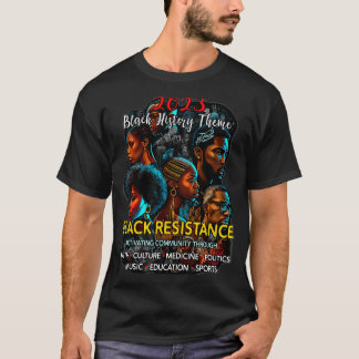 Camiseta Tema da história negra 2023 - Comunidade de resist
