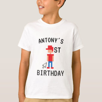 Camiseta Tema da minissonda de jantes de aniversário