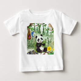 Camiseta Tema da selva do Panda