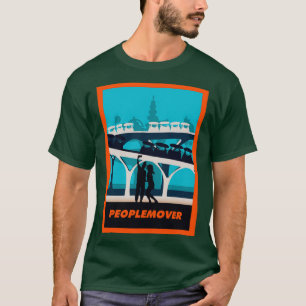 Camiseta Tema de estilo de Viagem minimalista de pessoas -