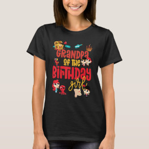 Camiseta Tema de Festa de aniversário Pirata de Avô Birthda