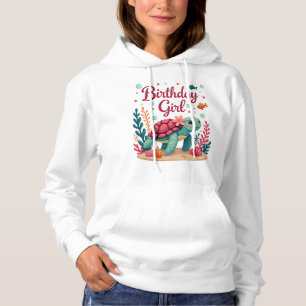 Camiseta Tema de Festa de Aniversário Tartaruga Marinha Ani