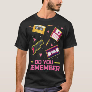 Camiseta Tema de Festa de Fato de Figuras Retroativas dos a