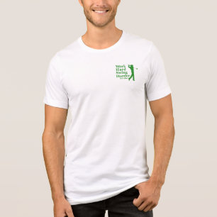 Camiseta Tema De Golfe Mais Engraçado Do Duro De Trabalho