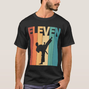 Camiseta Tema de Karatê Taekwondo de 11 anos de idade