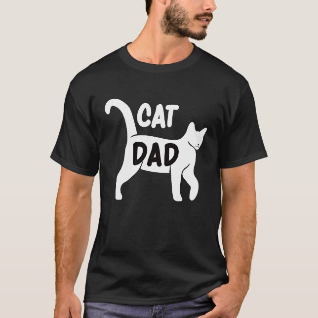 Camiseta Tema de Mãe de Gato Para Proprietários de Gato e G (Frente)