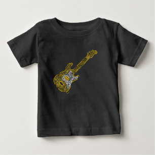 Camiseta Tema de Música de Guitarra Elétrica Eletrônica Dig