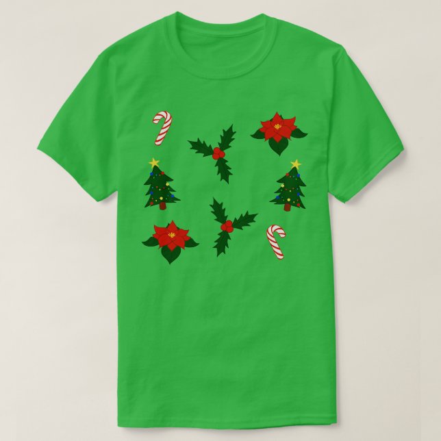 Camiseta Tema de Natal (Frente do Design)