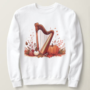 Camiseta Tema de queda Harp Pumpkin Sweet