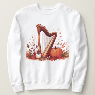 Camiseta Tema de queda Harp Pumpkin Sweet