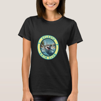 Camiseta Tema de Tubarão Atlanta do Partido piscina Nadando
