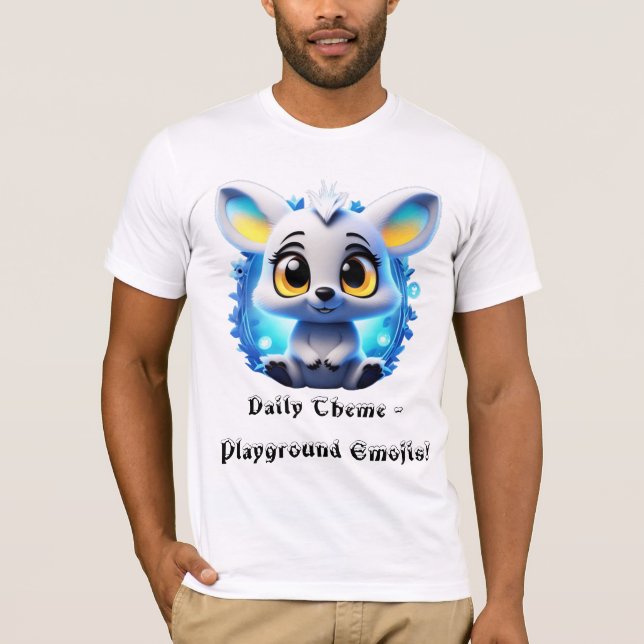Camiseta Tema Diário - Emojis Playground! (Frente)