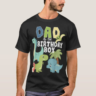 Camiseta Tema Dinossauros Aniversário Pai Do Menino Do Aniv