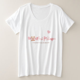 Camiseta Tema do chá de fraldas Personalizado