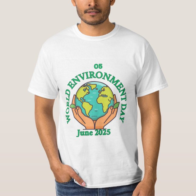 Camiseta Tema do Dia Mundial do Ambiente (Frente)