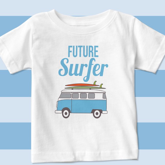 Camiseta Tema do Surf retrovisor do Kombi (Criador carregado)