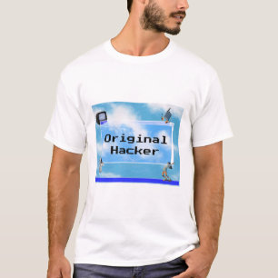 Camiseta Tema do Windows 95 do Hacker Original