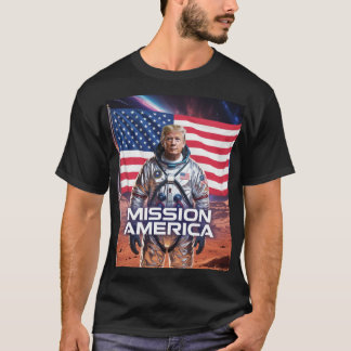 Camiseta Tema Espacial Futurista