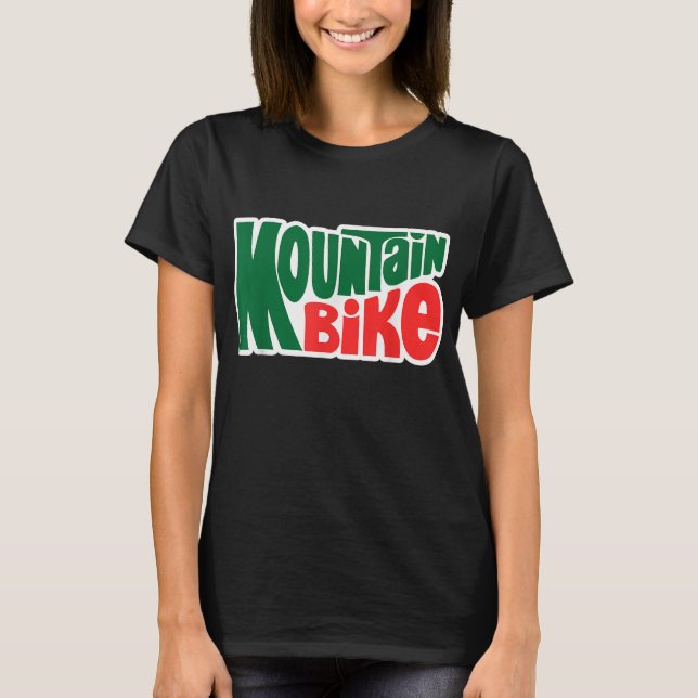 Camiseta Tema Externo do Estilo de Moto das Montanhas (Frente)