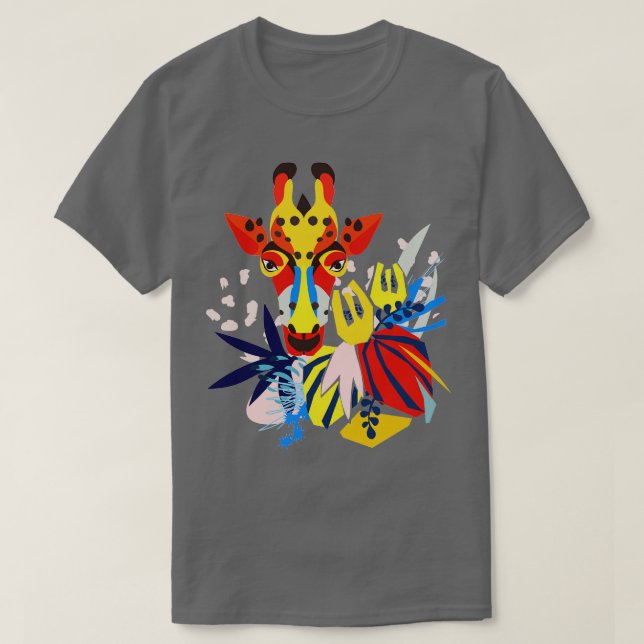 Camiseta Tema Giraffe (Frente do Design)