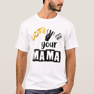 Camiseta Tema Hip Hop Do segundo aniversário Dois Legumes 