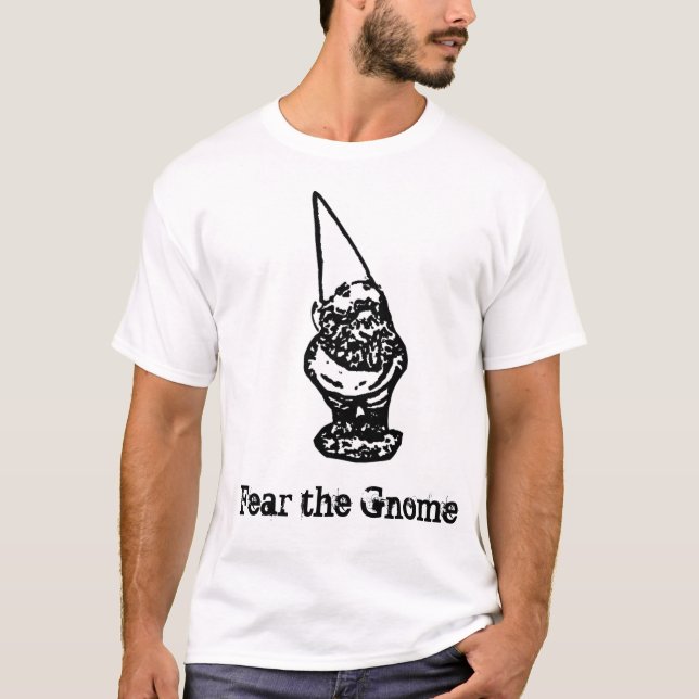 Camiseta Tema o gnomo, tema o gnomo (Frente)