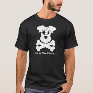 Camiseta Tema o Schnauzer do pirata