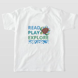 Camiseta tema Oceano para meninas Leia Brinque Exp