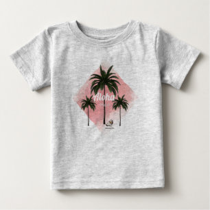Camiseta Tema Palmeiras HAMbyWG Hawaiin Árvores com Aloha