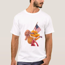 Tema Patriótico com Puppy, Bandeira e Girassol