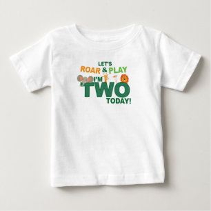 Camiseta tema zoológico / selva Segundo segundo aniversár