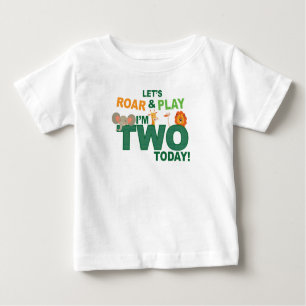 Camiseta tema zoológico / selva Segundo segundo aniversário