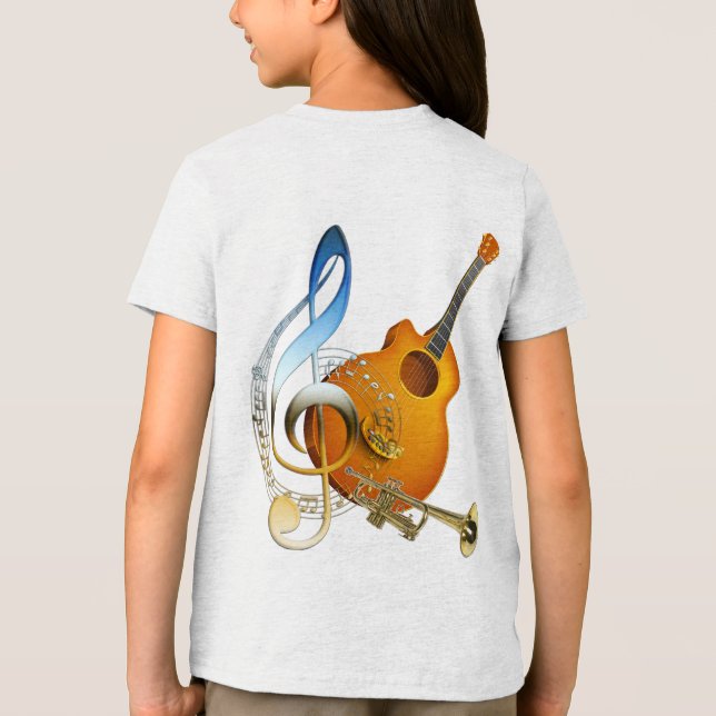Camiseta Temas de Celebração para Amantes da Música (Verso)