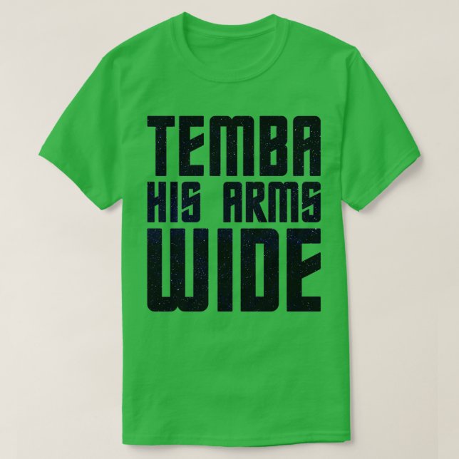 Camiseta Temba his arms wide  (Frente do Design)