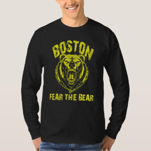 Camiseta Teme Que O Hóquei Do Urso Tenha Conhecimento De Bo