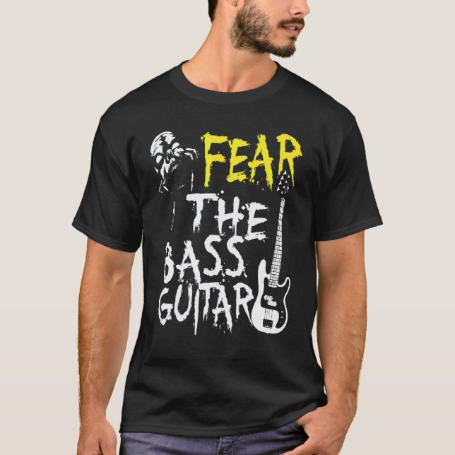 Camiseta Temer o Baixo para Ele ou Ela (Frente)